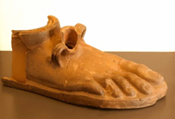 vaso termico a forma di piede